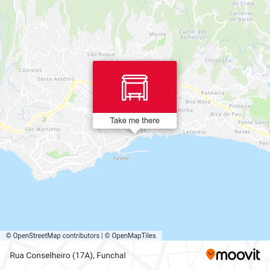 Rua Conselheiro (17A) map