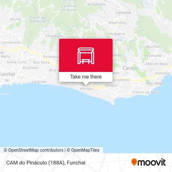CAM do Pináculo (188A) map