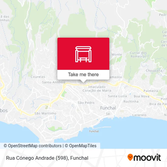 Rua Cónego Andrade (598) map