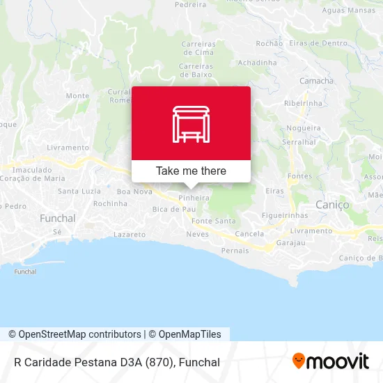 R Caridade Pestana  D3A (870) map