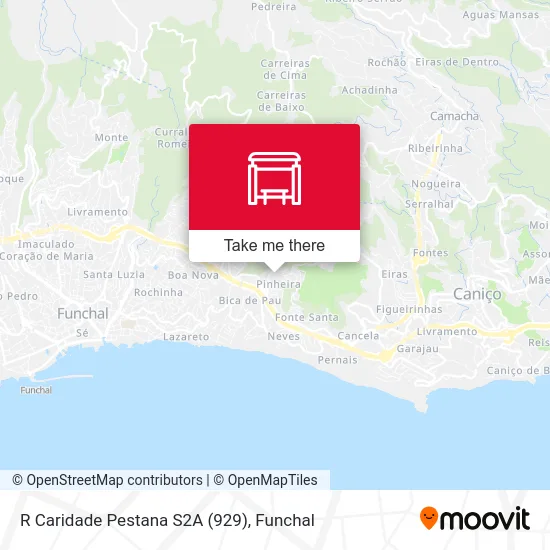 R Caridade Pestana  S2A (929) map