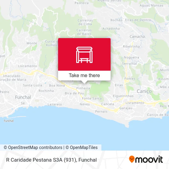 R Caridade Pestana  S3A (931) map