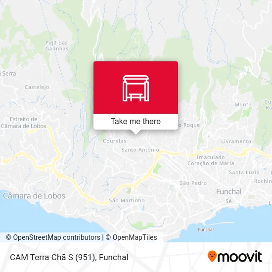 CAM Terra Chã  S (951) map