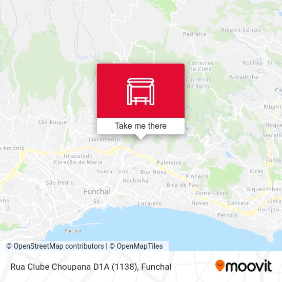 Rua Clube Choupana  D1A (1138) map