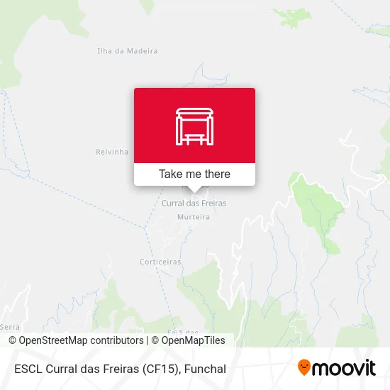 ESCL Curral das Freiras (CF15) map
