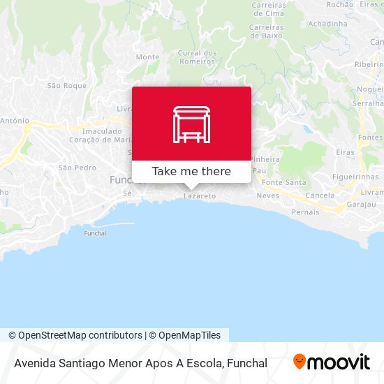 Avenida Santiago Menor Apos A Escola map
