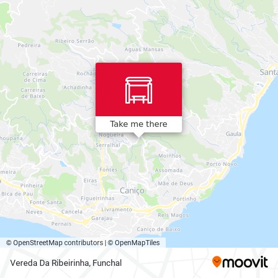 Vereda Da Ribeirinha mapa