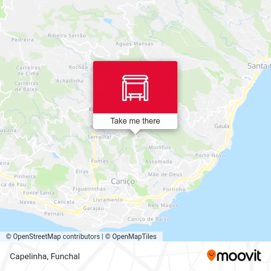 Capelinha map