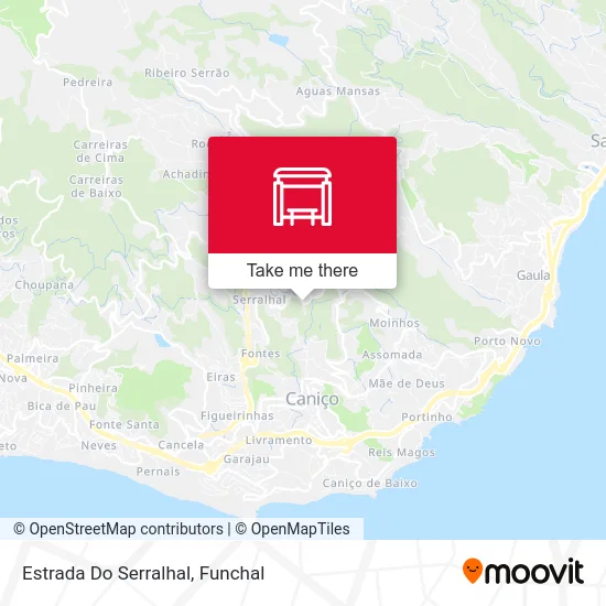 Estrada Do Serralhal map