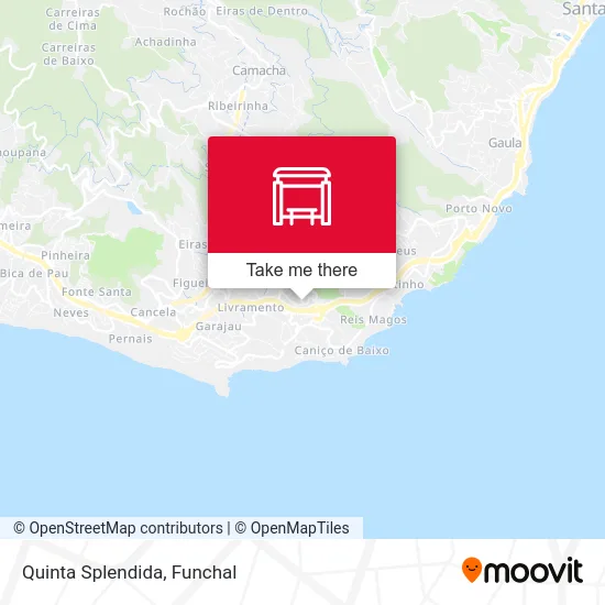 Quinta Splendida map