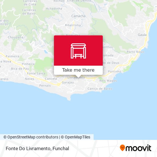 Fonte Do Livramento map