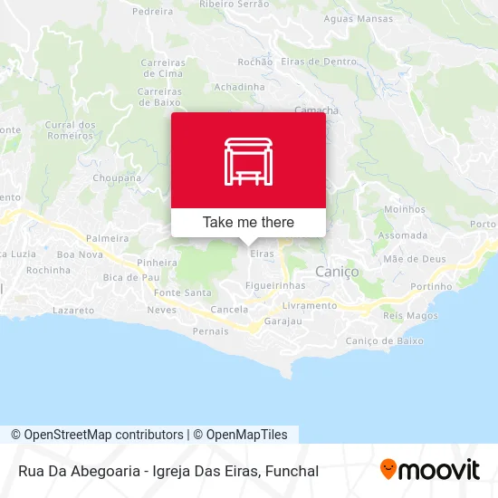 Rua Da Abegoaria - Igreja Das Eiras map