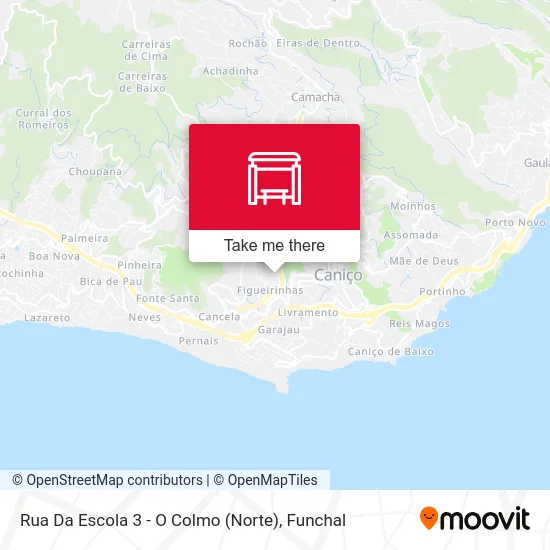 Rua Da Escola 3 - O Colmo (Norte) map