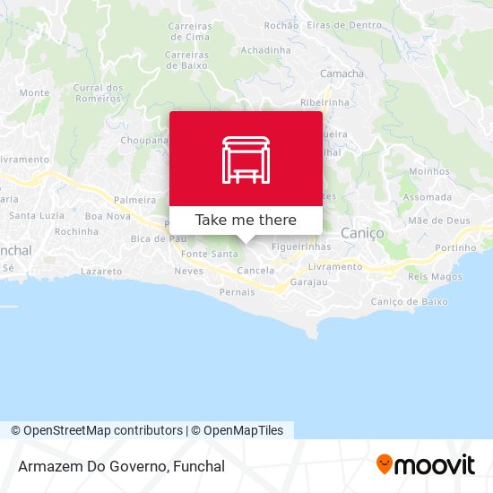 Armazem Do Governo map