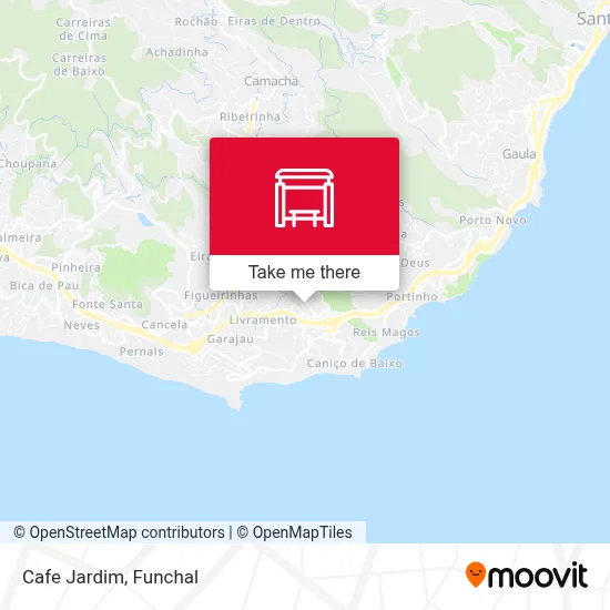 Cafe Jardim map