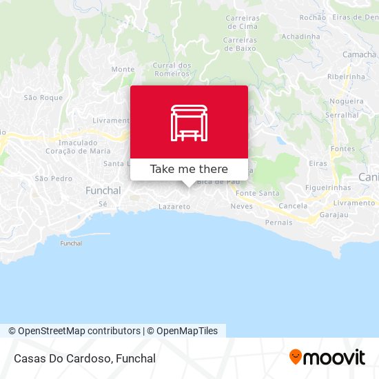 Casas Do Cardoso map