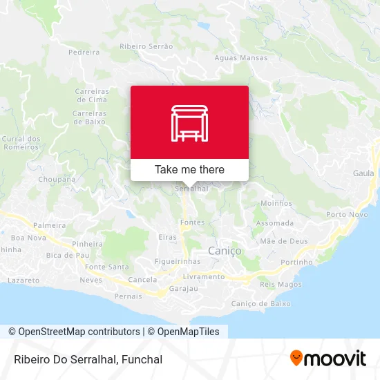 Ribeiro Do Serralhal map