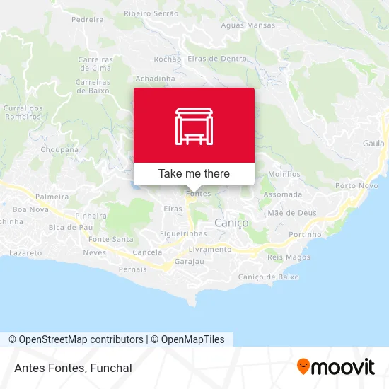 Antes Fontes map
