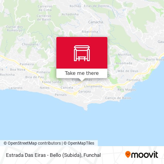 Estrada Das Eiras - Bello (Subida) map