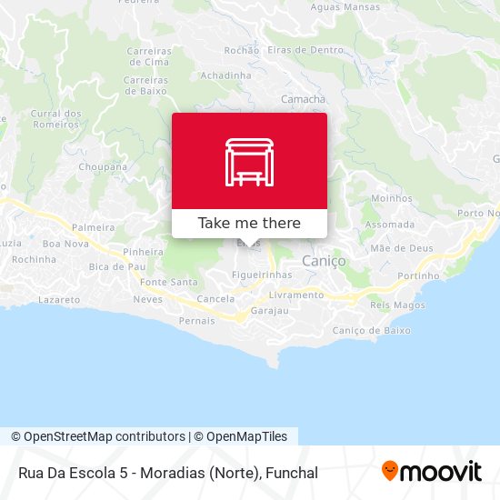Rua Da Escola 5 - Moradias (Norte) map