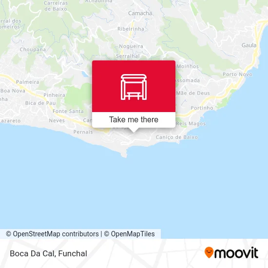 Boca Da Cal map