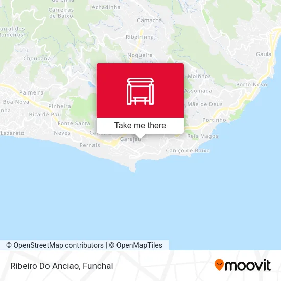 Ribeiro Do Anciao map