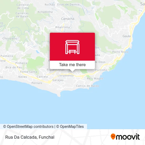 Rua Da Calcada map