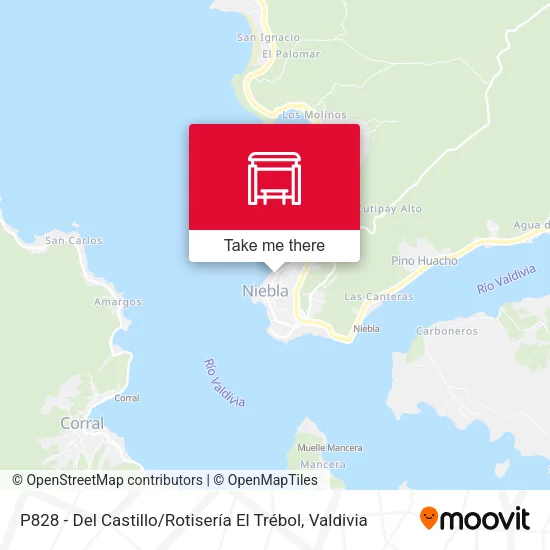 Mapa de P828 - Del Castillo / Rotisería El Trébol