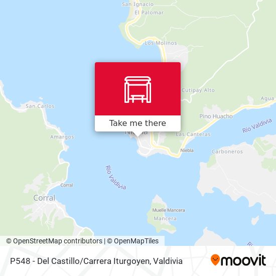 P548 - Del Castillo / Carrera Iturgoyen map