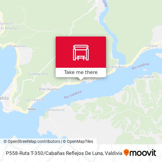Mapa de P558-Ruta T-350 / Cabañas Reflejos De Luna