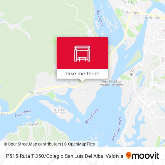 Mapa de P515-Ruta T-350 / Colegio San Luis Del Alba