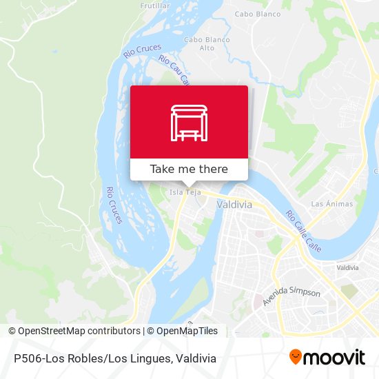 P506-Los Robles/Los Lingues map