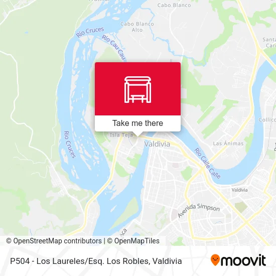 Mapa de P504 - Los Laureles / Esq. Los Robles