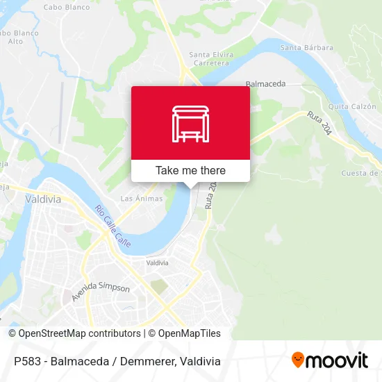 Mapa de P583 - Balmaceda / Demmerer