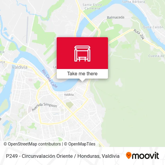 Mapa de P249 - Circunvalación Oriente / Honduras