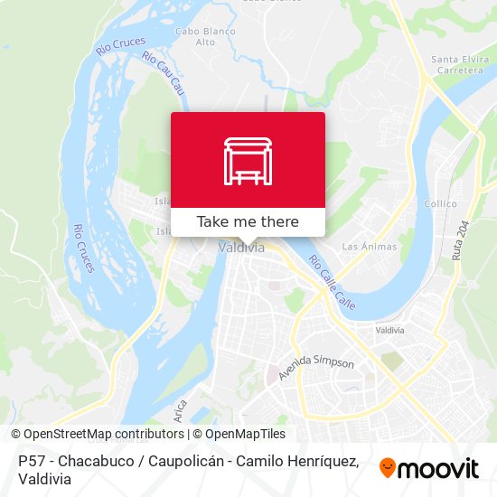 Mapa de P57 - Chacabuco / Caupolicán - Camilo Henríquez