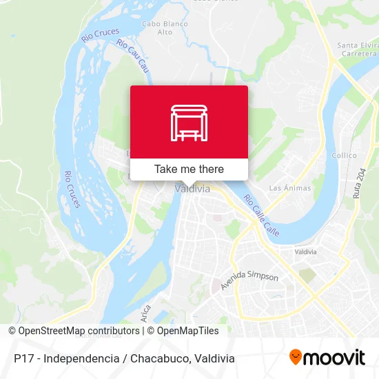P17 - Independencia / Chacabuco map
