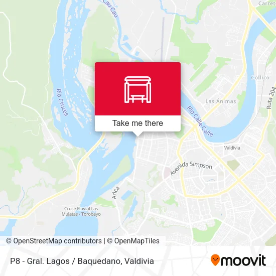 Mapa de P8 - Gral. Lagos / Baquedano