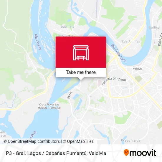 Mapa de P3 - Gral. Lagos / Cabañas Pumantú