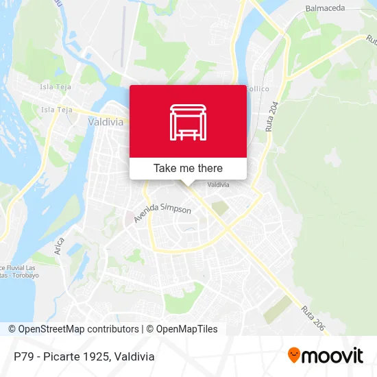 P79 - Picarte 1925 map