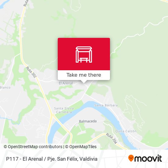 Mapa de P117 - El Arenal / Pje. San Félix