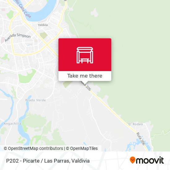 Mapa de P202 - Picarte / Las Parras