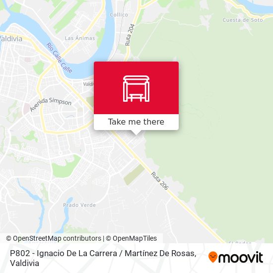 P802 - Ignacio De La Carrera / Martínez De Rosas map