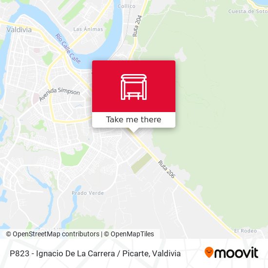 P823 - Ignacio De La Carrera / Picarte map