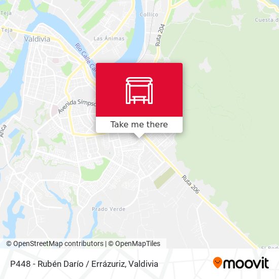 P448 - Rubén Darío / Errázuriz map