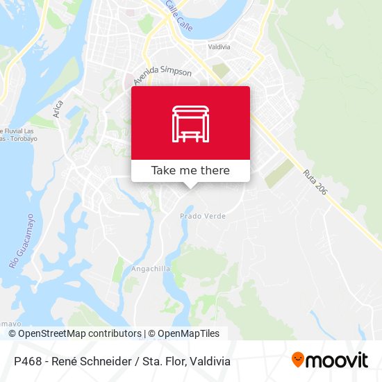 Mapa de P468 - René Schneider / Sta. Flor