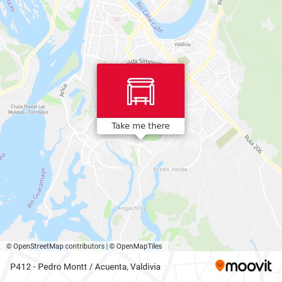 P412 - Pedro Montt / Acuenta map
