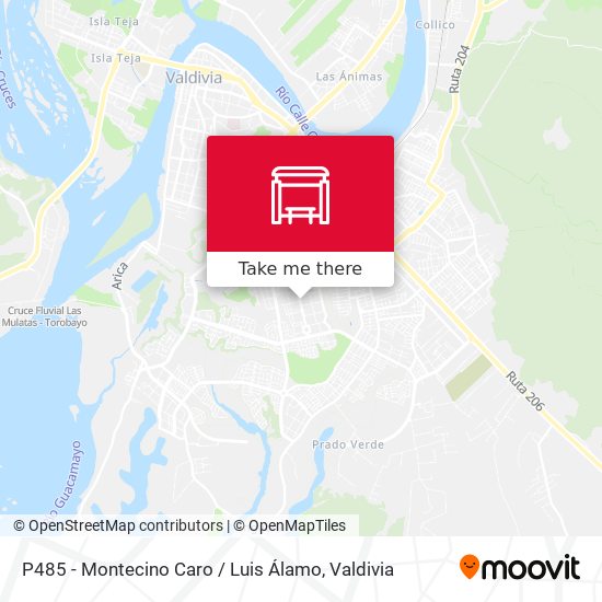 P485 - Montecino Caro / Luis Álamo map