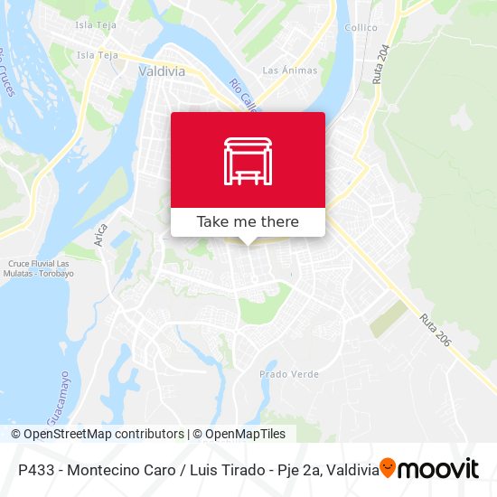 Mapa de P433 - Montecino Caro / Luis Tirado - Pje 2a