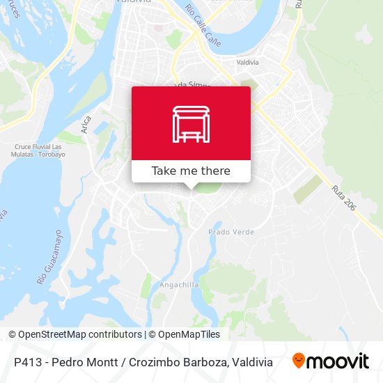 P413 - Pedro Montt / Crozimbo Barboza map